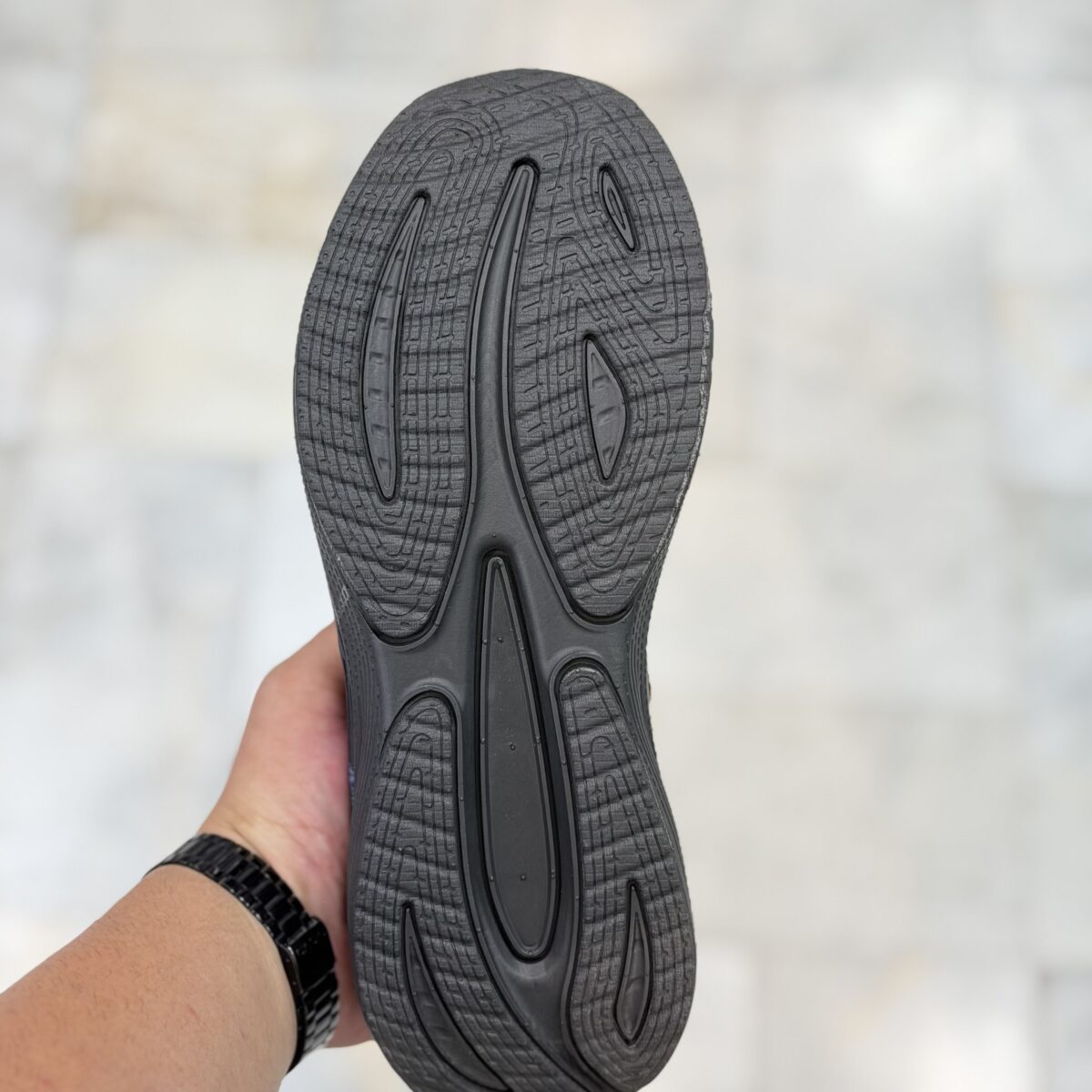 اسکیچرز بافتی مکس کاژن مشکی تمام - Image 4